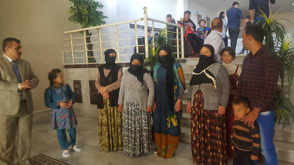 36 Kurdish Ezidi people were freed from the Islamic State (IS) in Mosul, April 29, 2017. (Photo: Kurdistan24)